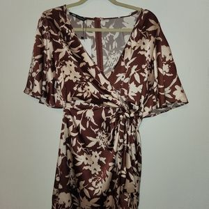 Zara fuax wrap dress